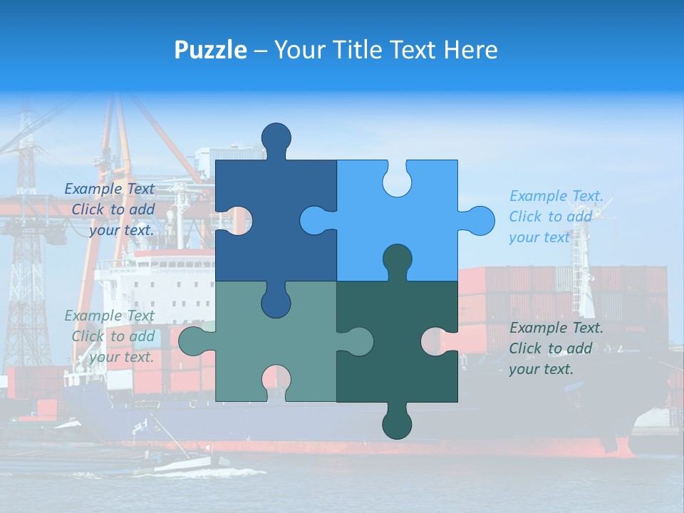 Export Commerce Locks PowerPoint Template