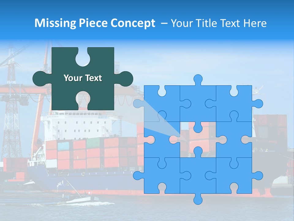 Export Commerce Locks PowerPoint Template