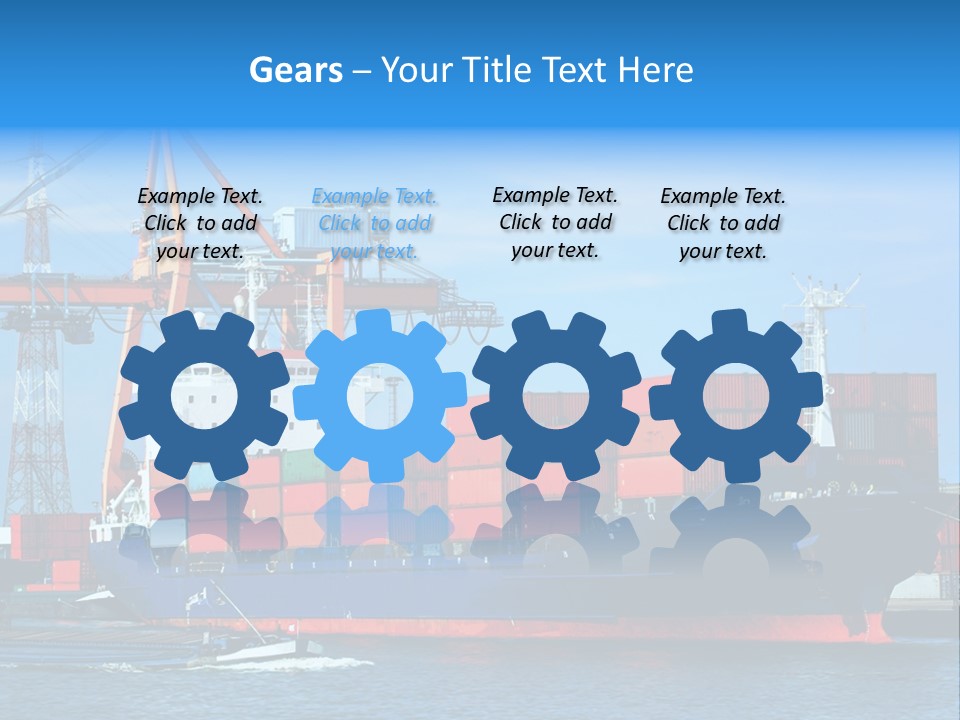 Export Commerce Locks PowerPoint Template