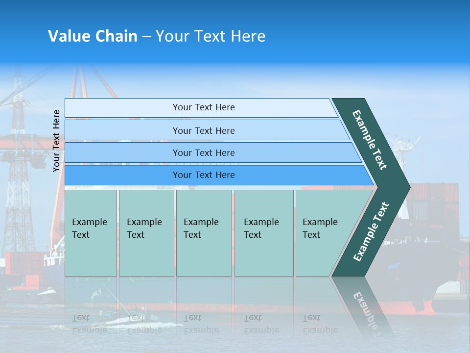 Export Commerce Locks PowerPoint Template
