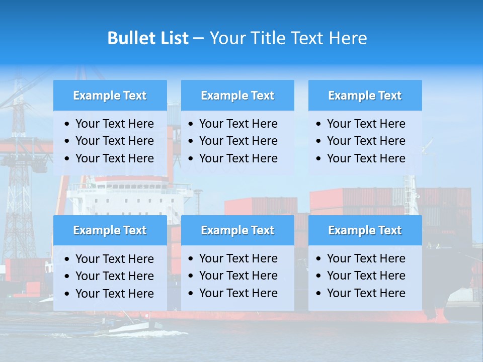 Export Commerce Locks PowerPoint Template