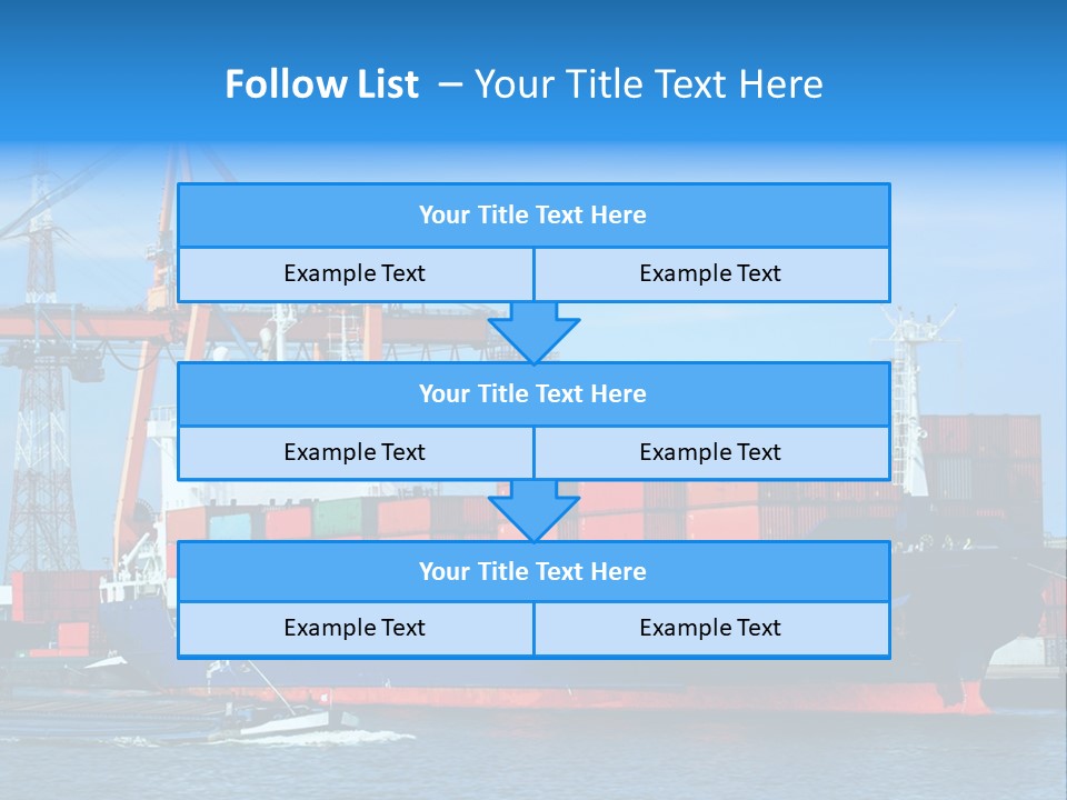 Export Commerce Locks PowerPoint Template