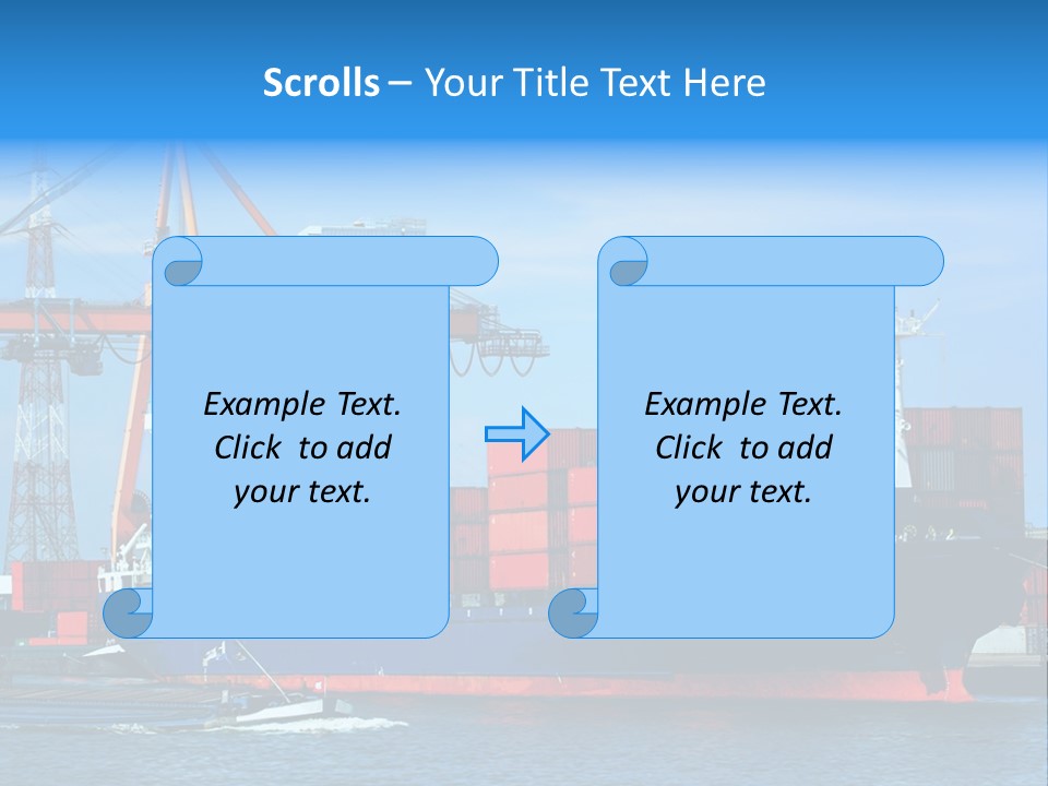 Export Commerce Locks PowerPoint Template