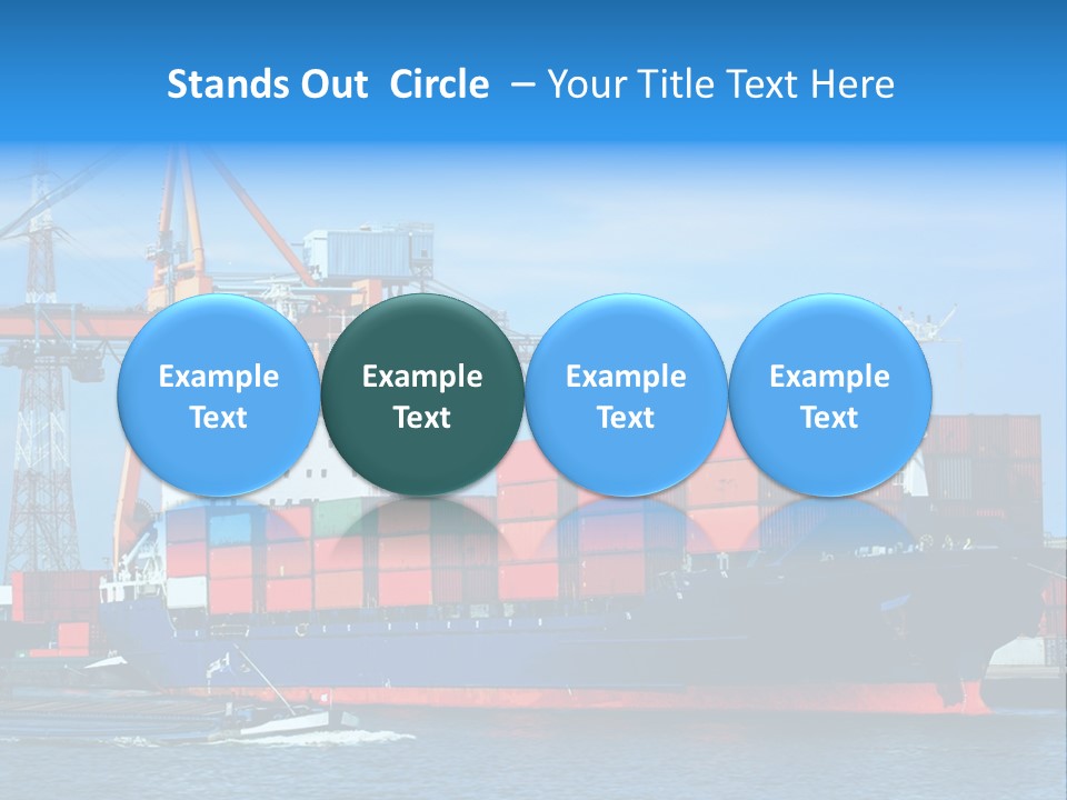 Export Commerce Locks PowerPoint Template