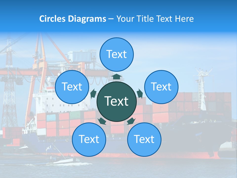 Export Commerce Locks PowerPoint Template