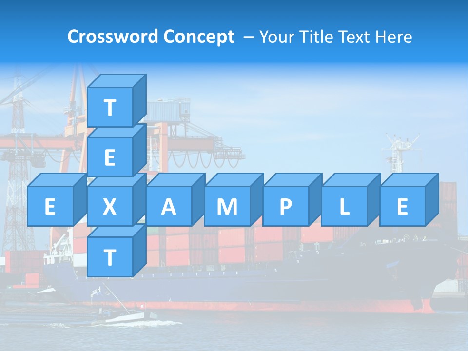 Export Commerce Locks PowerPoint Template