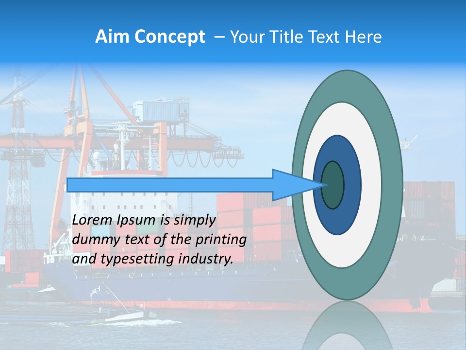 Export Commerce Locks PowerPoint Template