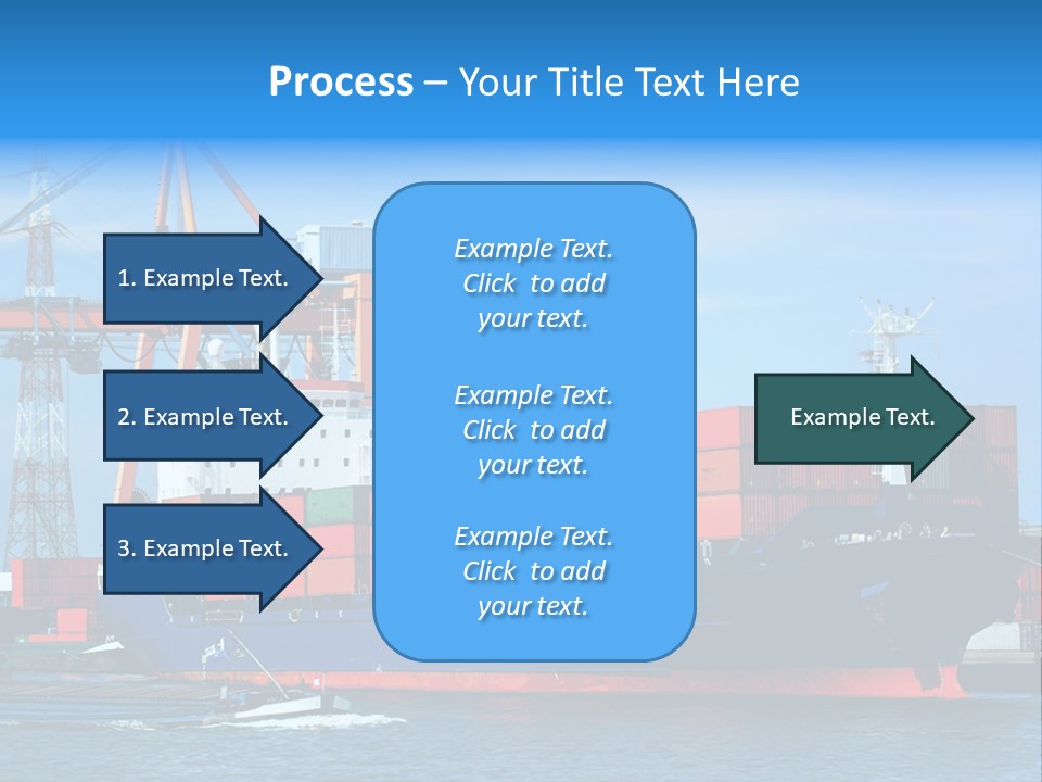 Export Commerce Locks PowerPoint Template