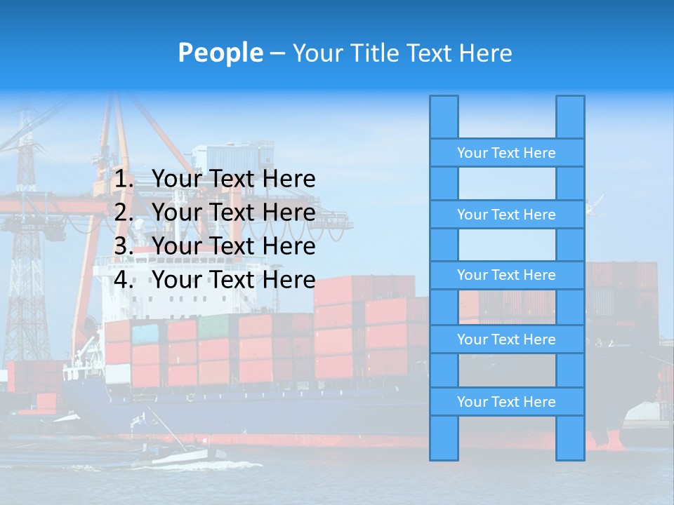Export Commerce Locks PowerPoint Template