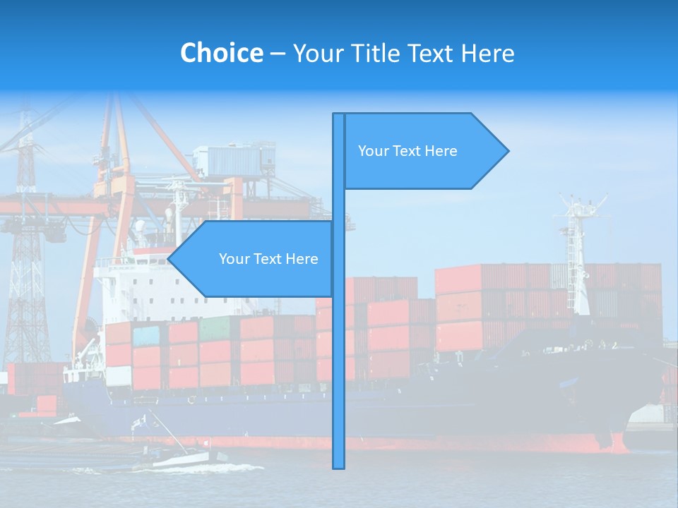 Export Commerce Locks PowerPoint Template