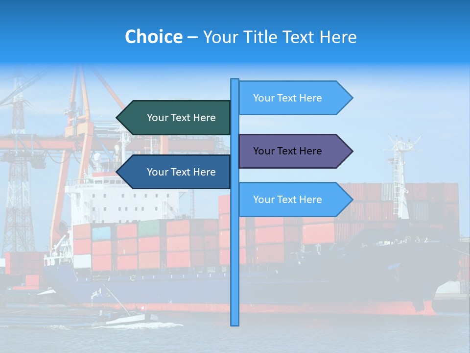 Export Commerce Locks PowerPoint Template