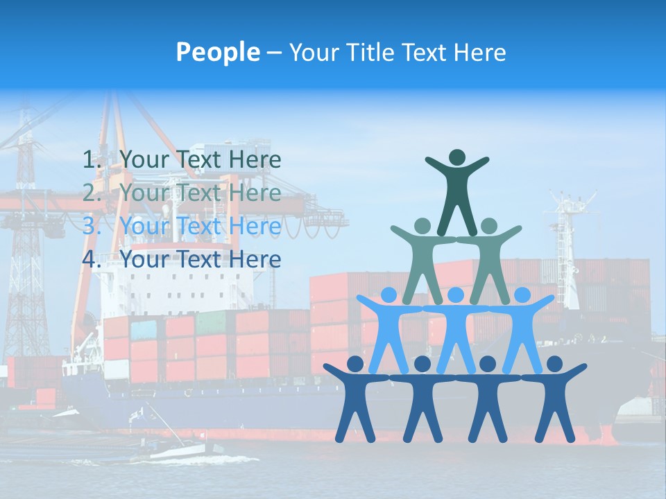 Export Commerce Locks PowerPoint Template