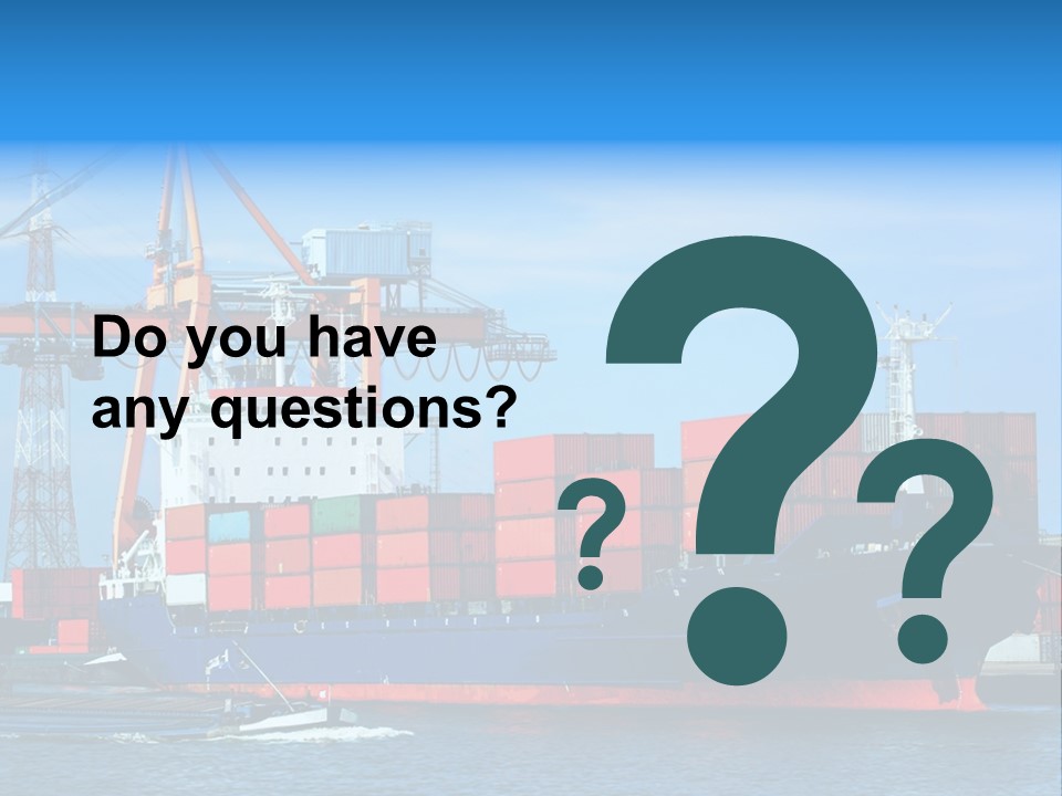 Export Commerce Locks PowerPoint Template