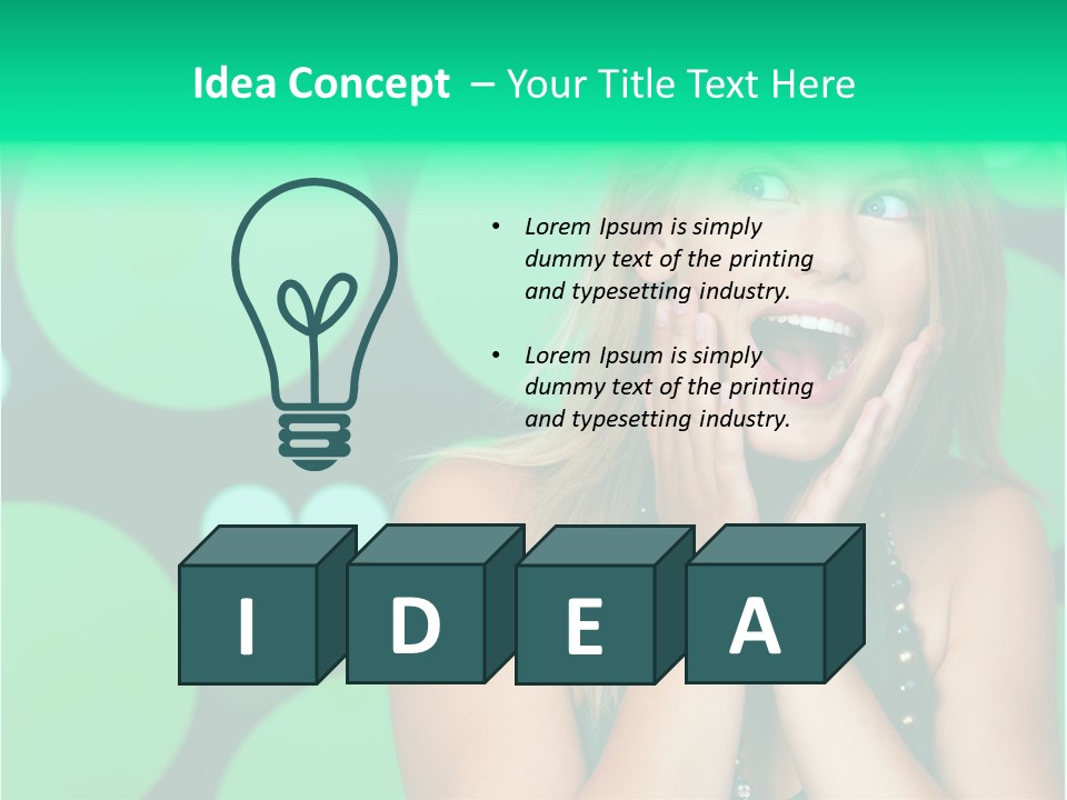 Character Happy Humor PowerPoint Template