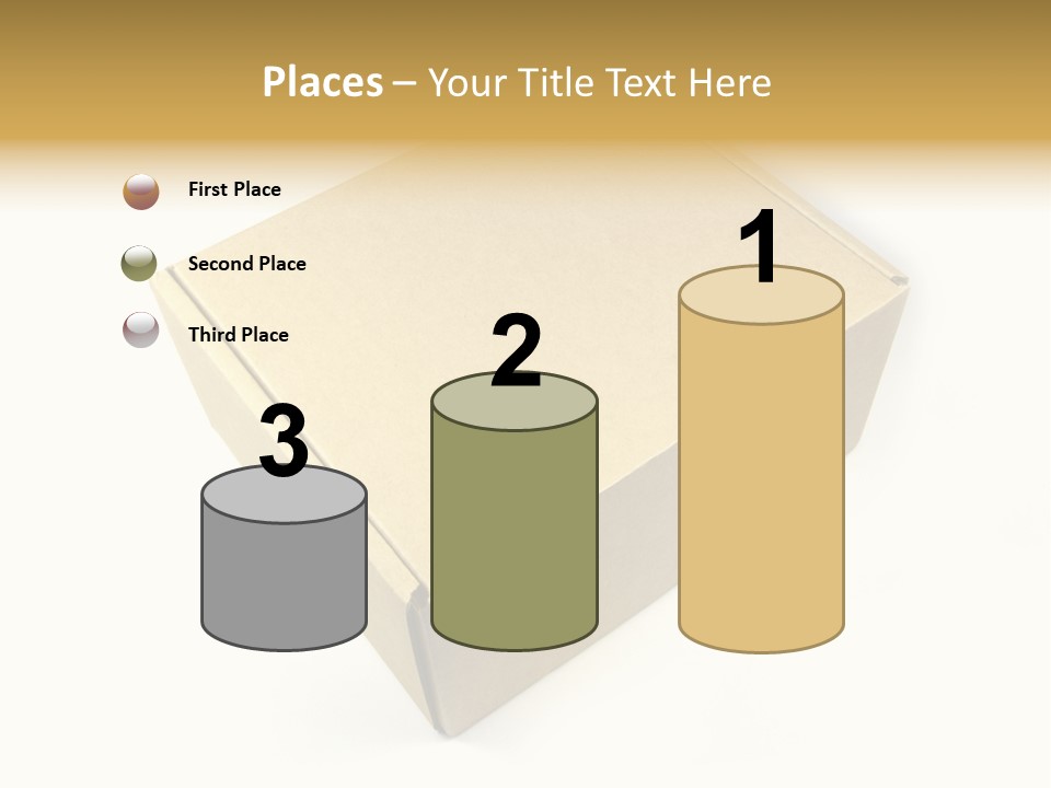 Brown Postage Card PowerPoint Template