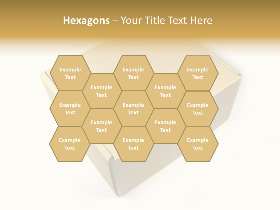 Brown Postage Card PowerPoint Template