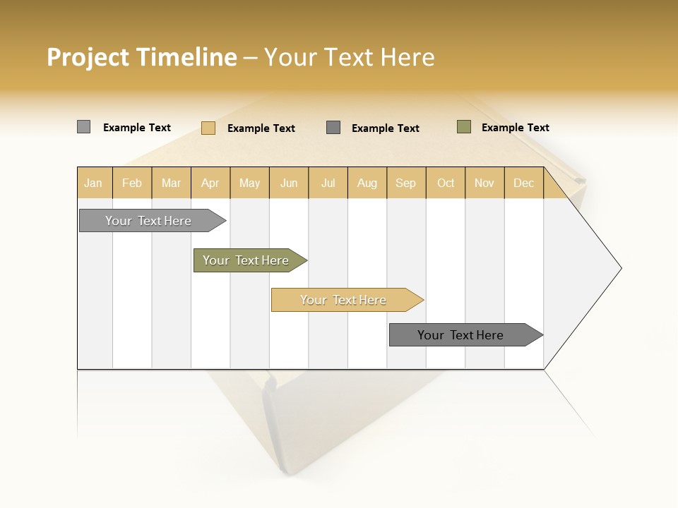 Brown Postage Card PowerPoint Template
