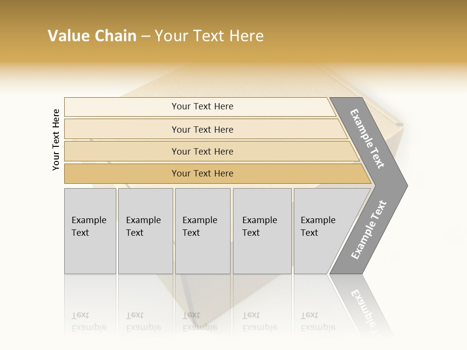 Brown Postage Card PowerPoint Template