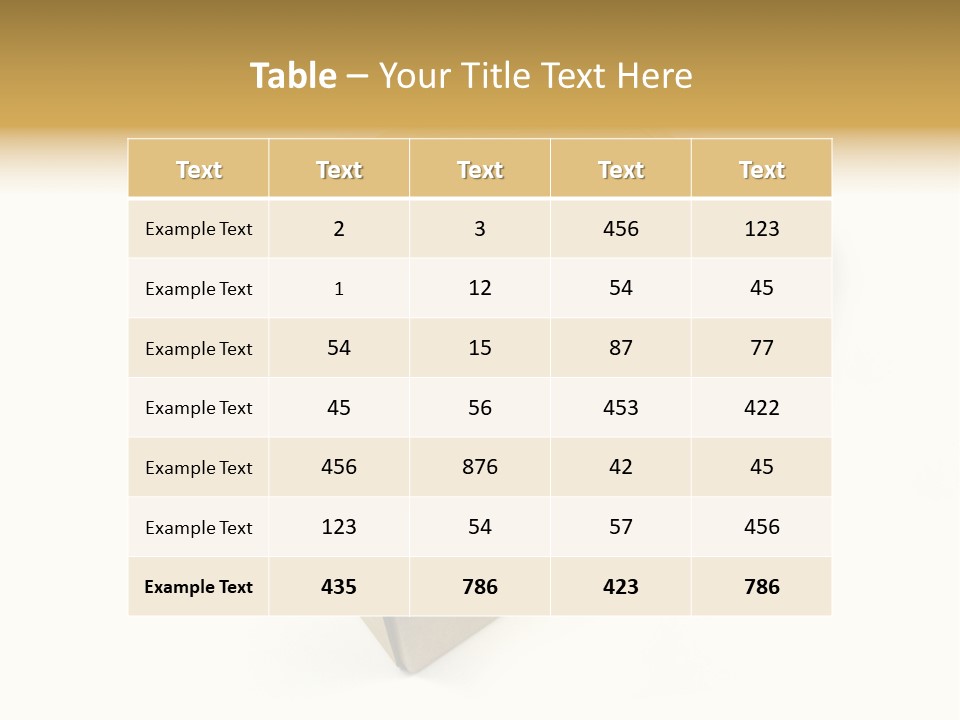 Brown Postage Card PowerPoint Template