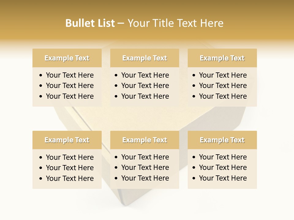 Brown Postage Card PowerPoint Template