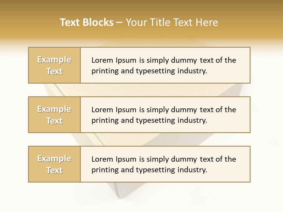 Brown Postage Card PowerPoint Template