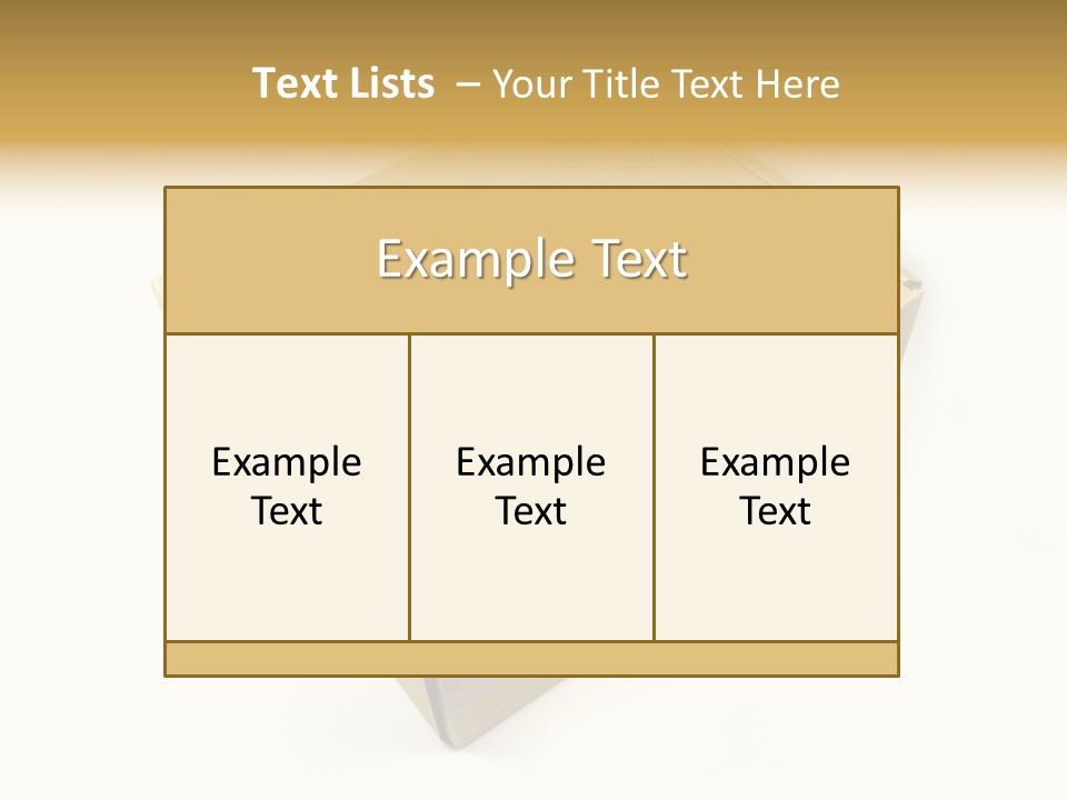 Brown Postage Card PowerPoint Template