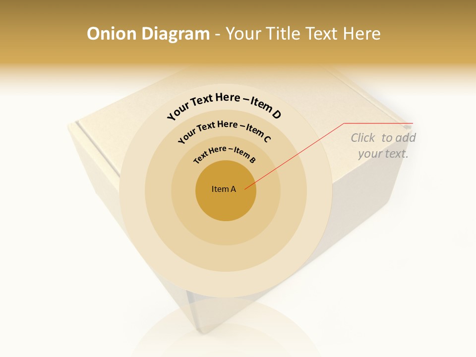 Brown Postage Card PowerPoint Template