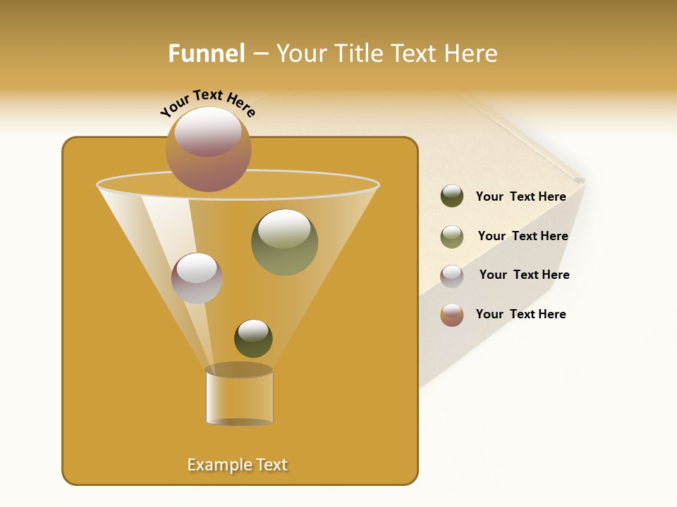 Brown Postage Card PowerPoint Template