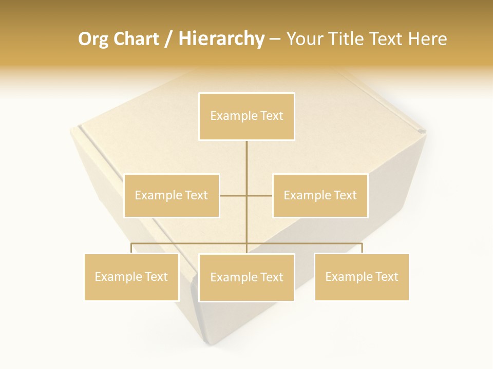 Brown Postage Card PowerPoint Template