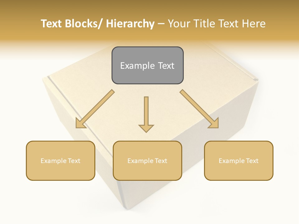 Brown Postage Card PowerPoint Template