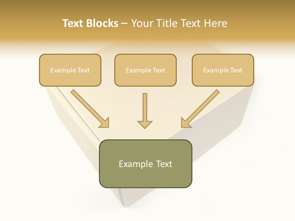 Brown Postage Card PowerPoint Template