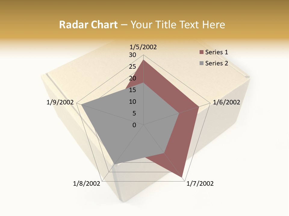Brown Postage Card PowerPoint Template