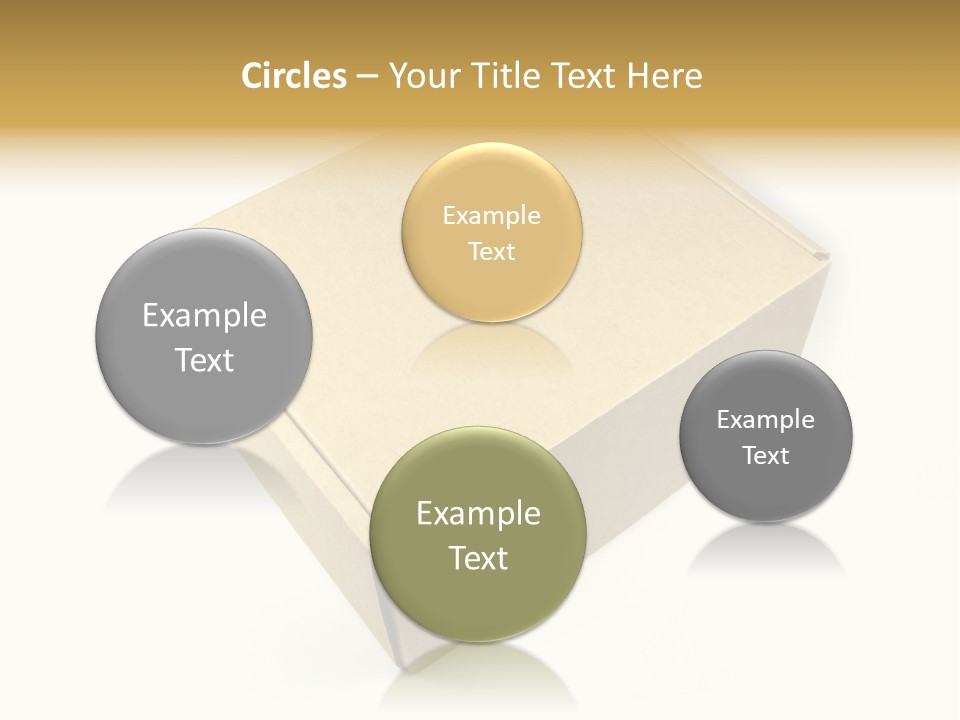 Brown Postage Card PowerPoint Template