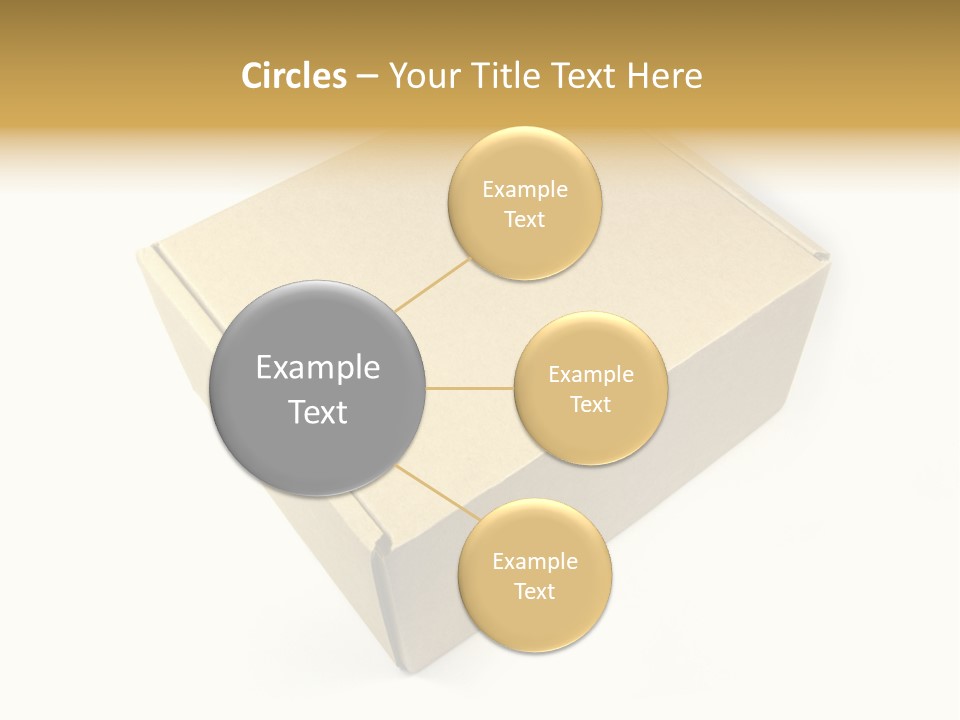 Brown Postage Card PowerPoint Template