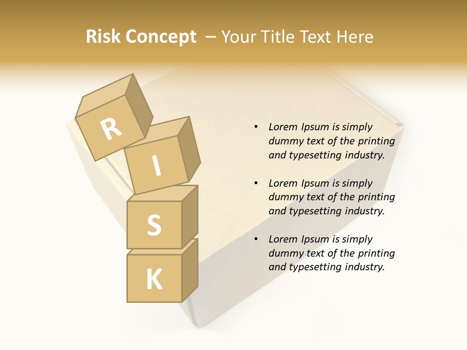 Brown Postage Card PowerPoint Template