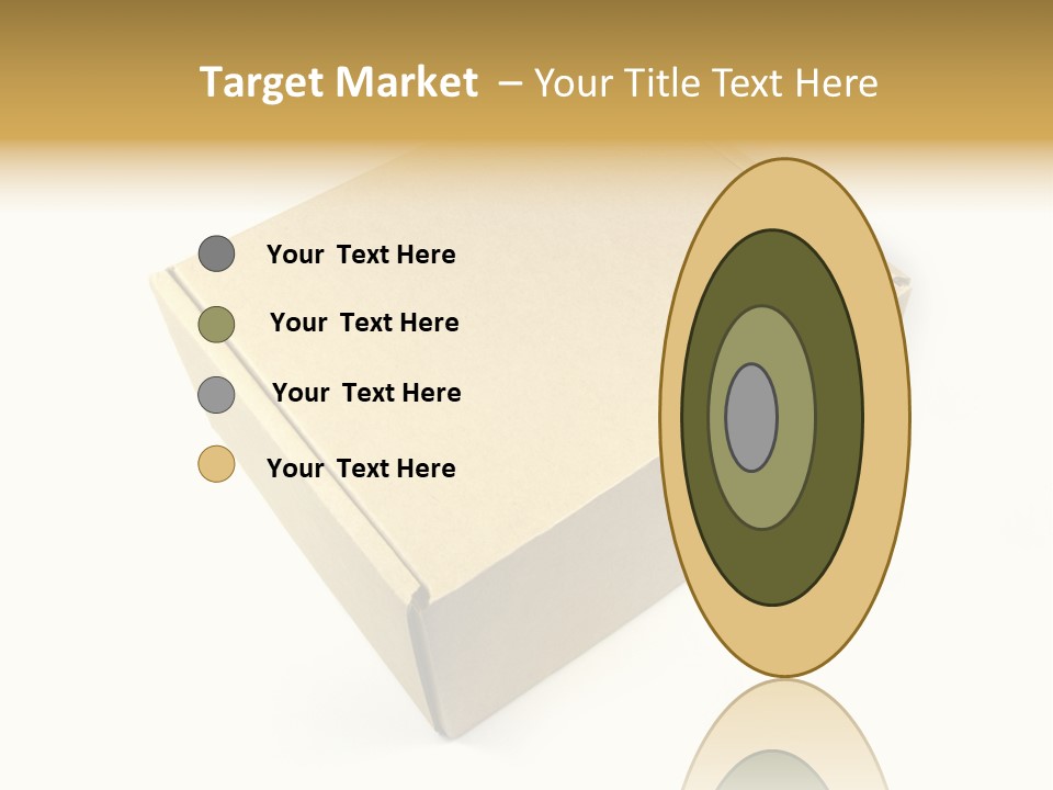 Brown Postage Card PowerPoint Template