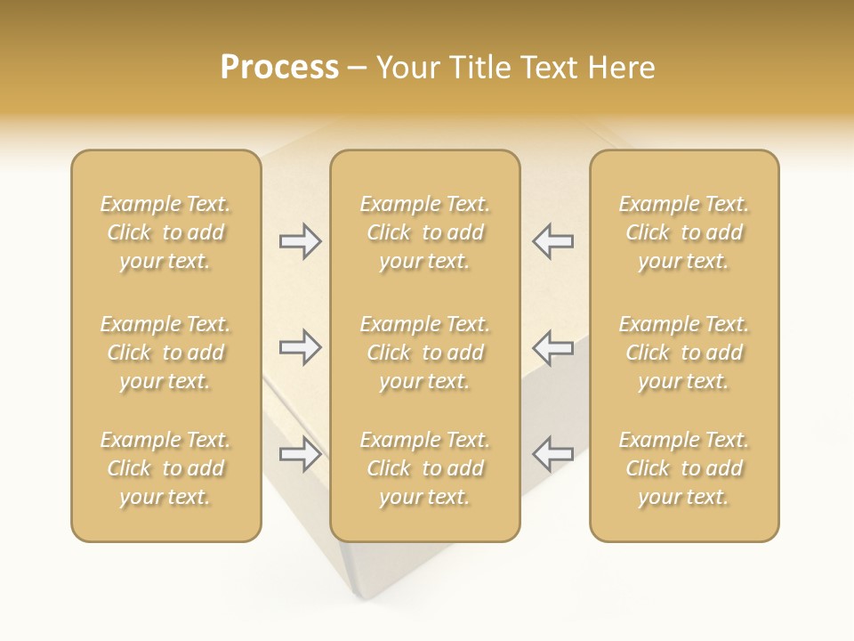 Brown Postage Card PowerPoint Template
