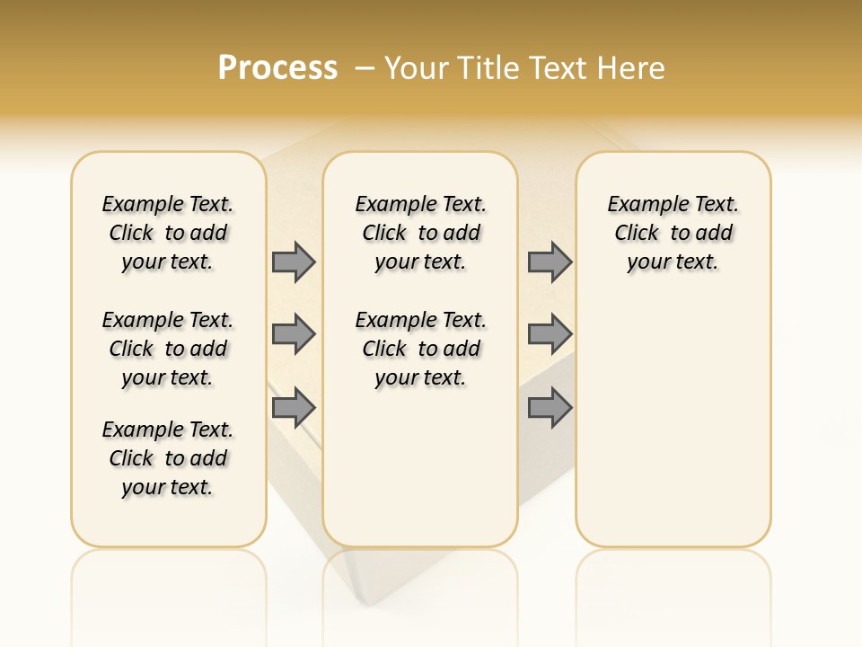 Brown Postage Card PowerPoint Template