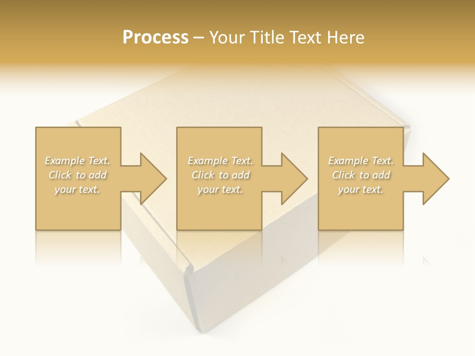 Brown Postage Card PowerPoint Template