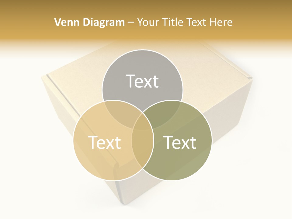 Brown Postage Card PowerPoint Template