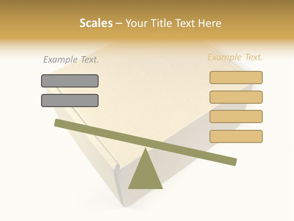 Brown Postage Card PowerPoint Template