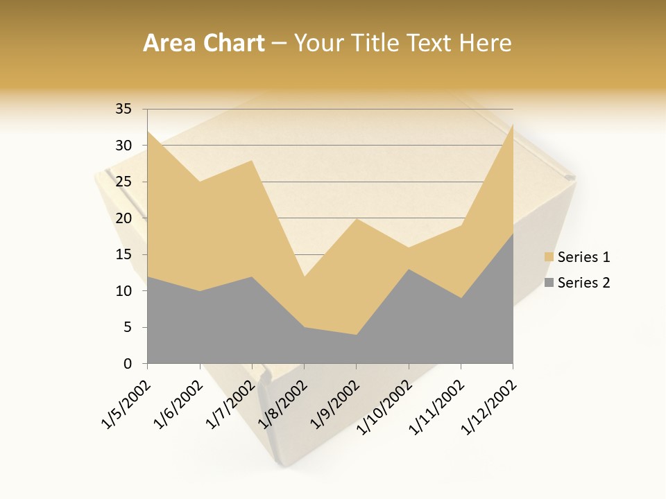 Brown Postage Card PowerPoint Template