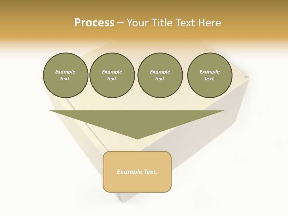 Brown Postage Card PowerPoint Template