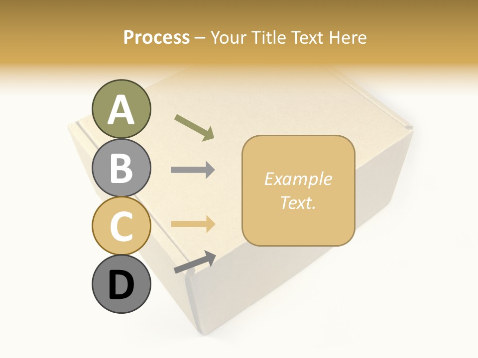 Brown Postage Card PowerPoint Template