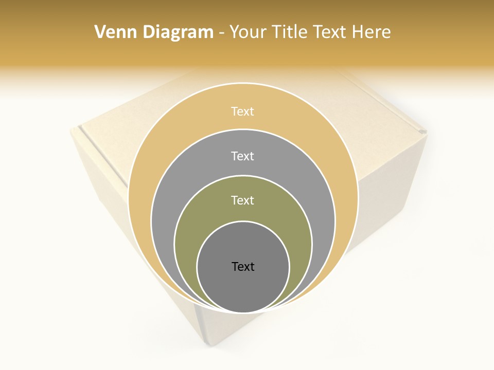 Brown Postage Card PowerPoint Template