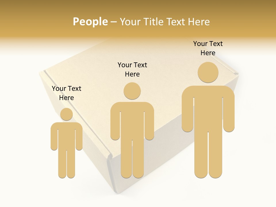 Brown Postage Card PowerPoint Template