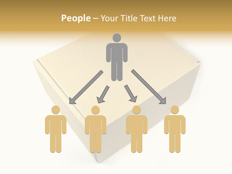 Brown Postage Card PowerPoint Template