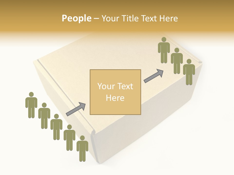 Brown Postage Card PowerPoint Template