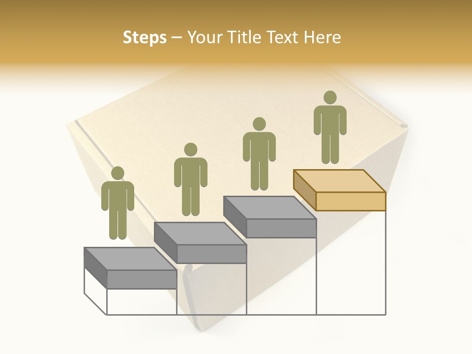 Brown Postage Card PowerPoint Template