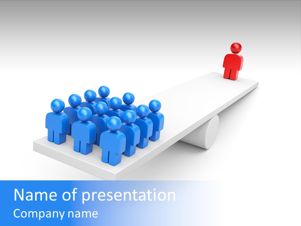 Communication Corporation Head PowerPoint Template